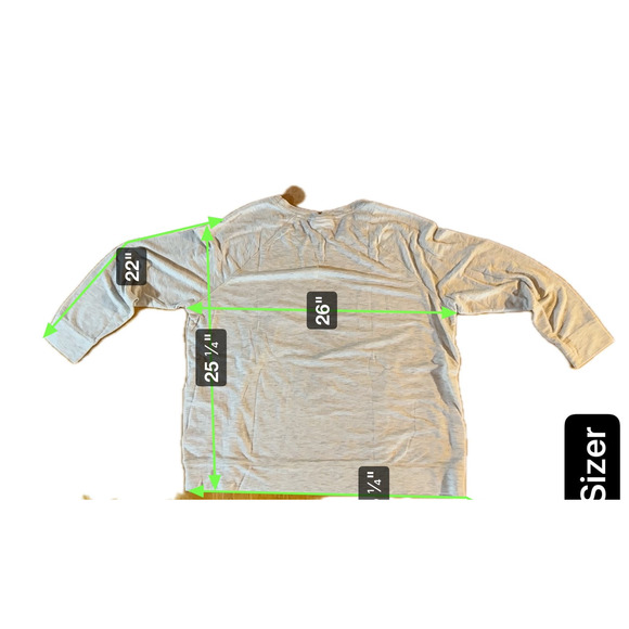 Style & Co Women's 3XL Beige‎ Medallion Embellished Long Sleeve Round Neck Top - Picture 3 of 5